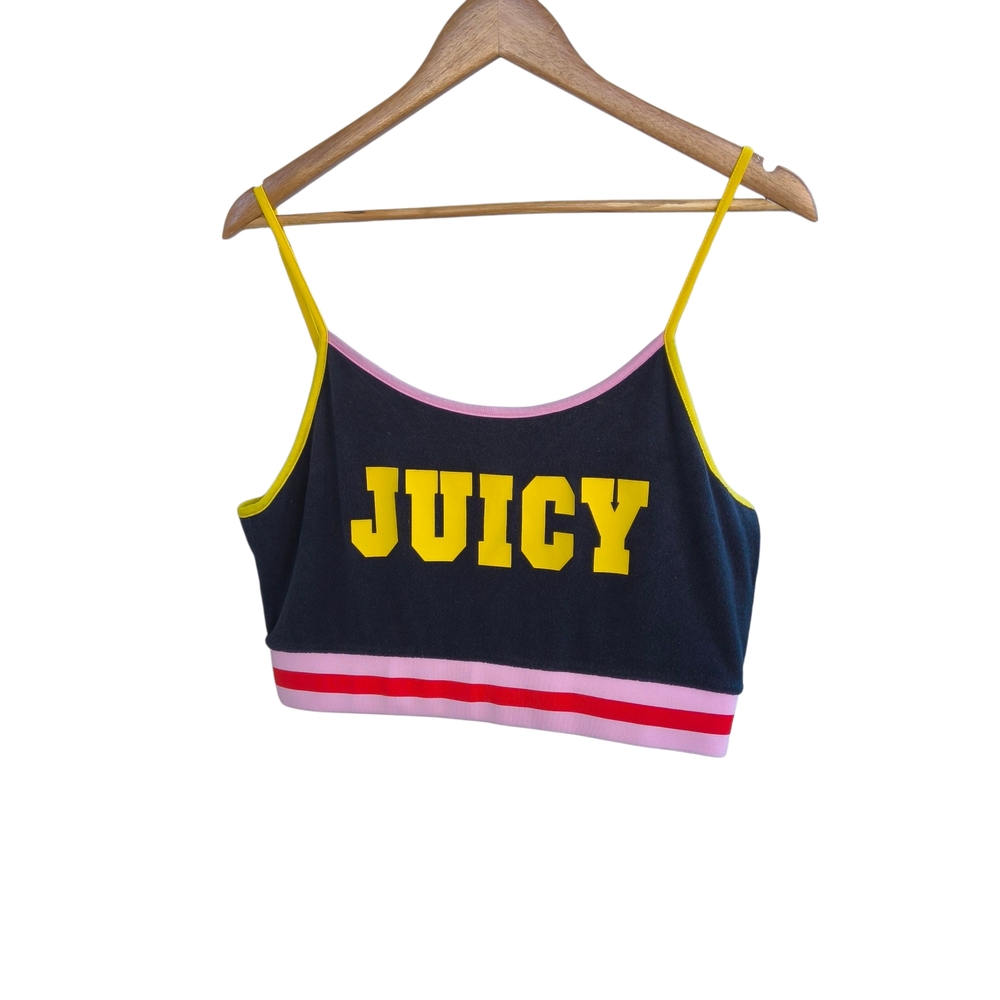 Vintage Juicy Couture Terrycloth Cropped Tank TopJuicy Couture  Crop Top